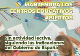 Siguiendo las indicaciones de las autoridades, comunicamos que hoy el centro abrirá sin actividad lectiva.