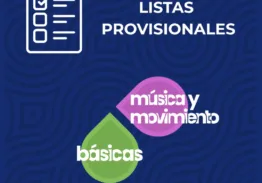 🗒️ Publicadas las listas provisionales de admisión en Enseñanzas Básicas y en el ámbito de Música y Movimiento para el…