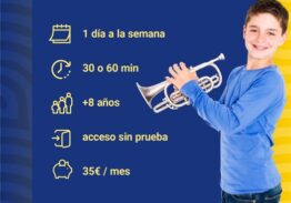 Conoce toda la oferta instrumental que los talleres de nuestro centro te ofrecen. 📆 Plazo de solicitudes abierto durant…