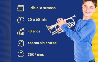 Conoce toda la oferta instrumental que los talleres de nuestro centro te ofrecen. 📆 Plazo de solicitudes abierto durant…