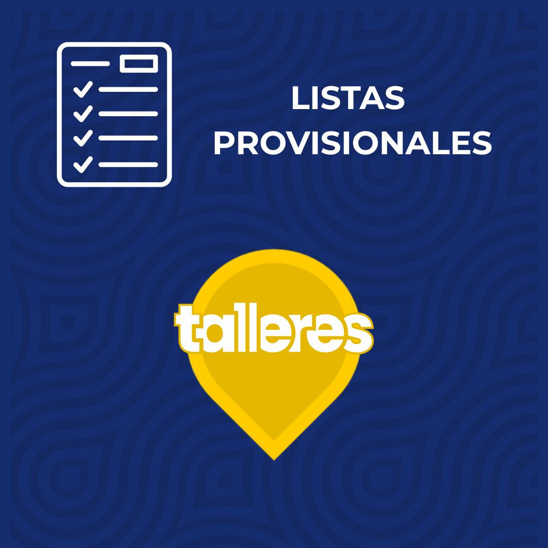 🗒️ Publicación de los listados provisionales de alumnado admitido en los diferentes talleres de música y danza de la es… 🗒️ Publicación de los listados provisionales de alumnado admitido en los diferentes talleres de música y danza de la es…