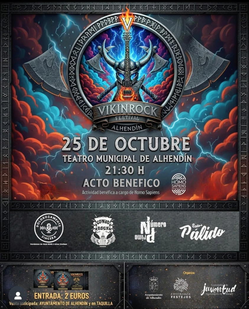 Este sábado 25 de octubre, tenéis una cita con nuestro Combo Rock 🎸 en su actuación dentro del festival Vikinrock en Al… Este sábado 25 de octubre, tenéis una cita con nuestro Combo Rock 🎸 en su actuación dentro del festival Vikinrock en Al…