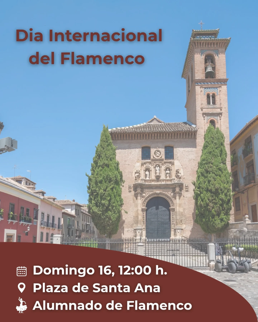 Mañana tienes una cita con nuestro alumnado de Flamenco para celebrar el Día Internacional del Flamenco. ¡Te esperamos! Mañana tienes una cita con nuestro alumnado de Flamenco para celebrar el Día Internacional del Flamenco. ¡Te esperamos!