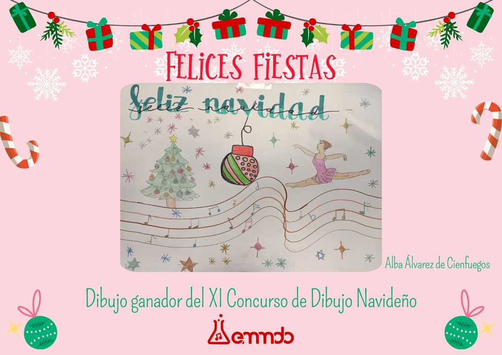 Desde la Emmdo os deseamos unas felices fiestas llenas de música y danza. Cómo ya es tradición, lo hacemos con la postal…