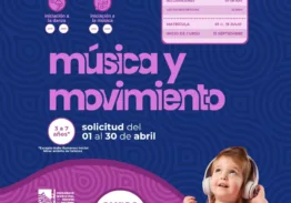 En el mes de abril se abre el plazo para solicitar el nuevo acceso o permanencia en el ámbito de Música y Movimiento (al…