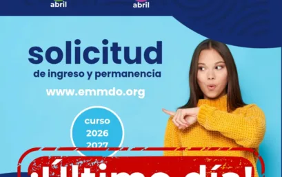 🔊¡Último día de solicitudes! Hoy termina el plazo de solicitud de plazas para el curso 2026-2027 de los ámbitos de: 🟣…