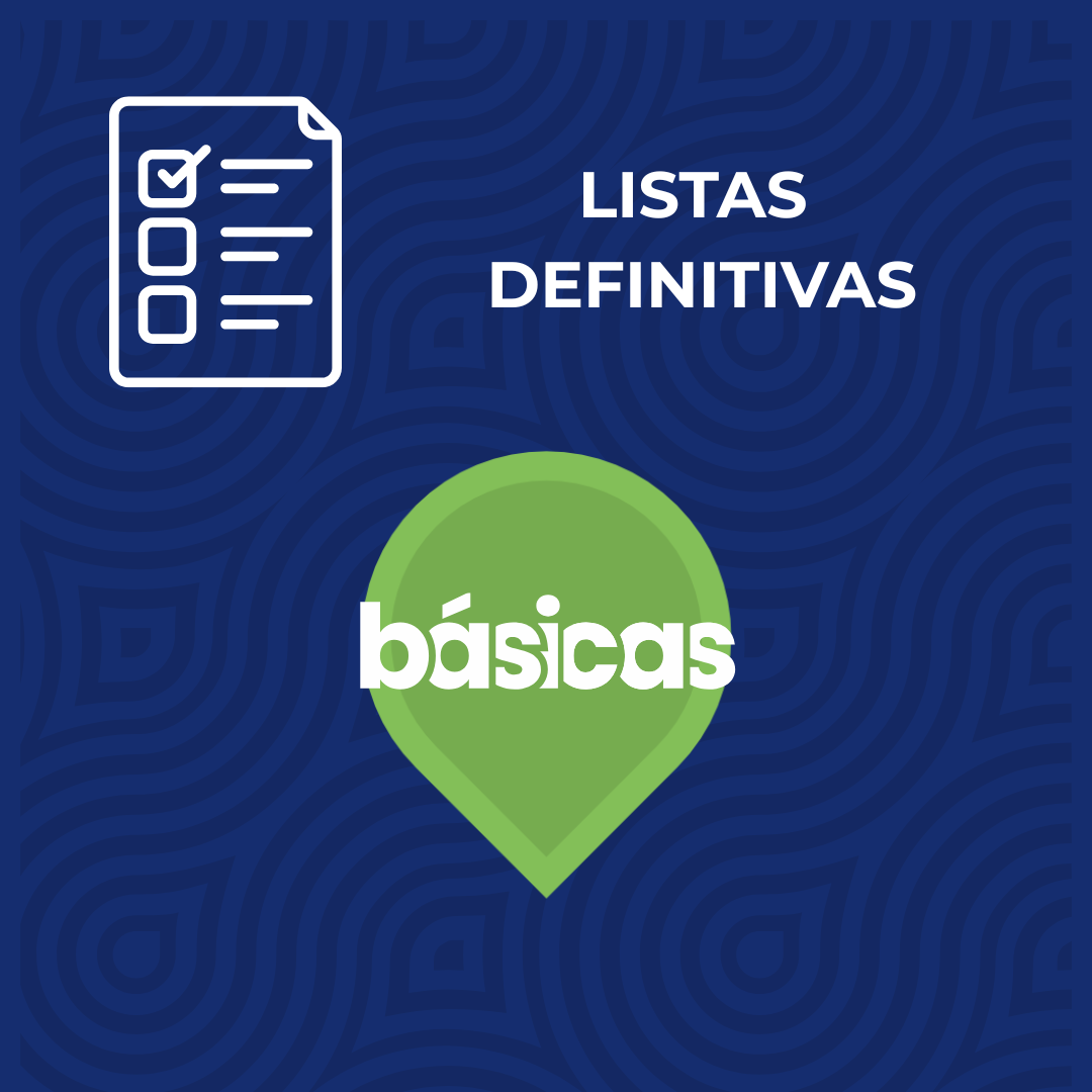 Listado definitivo de admisiones a Básicas 2026-2027