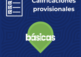 Calificaciones provisionales de 1º de Enseñanzas Básicas