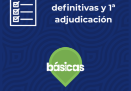 Calificaciones definitivas y 1ª adjudicación de 1º de Enseñanzas Básicas 2026-2027
