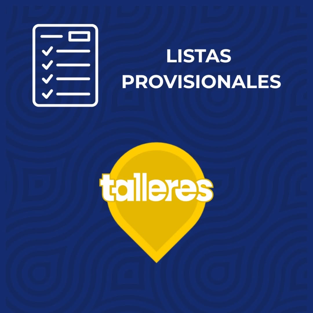 Publicados listados provisionales de admisión a los talleres de música y danza para el curso 2026-2027. Consulta en el a…