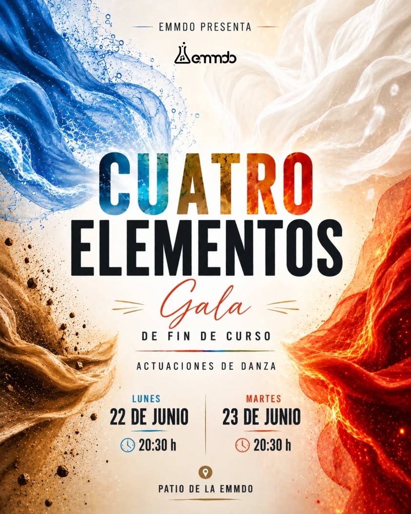 El lunes 22 y martes 33 se llevarán a cabo las actuaciones de final de curso del alumnado de danza, con bailes y coreogr…
