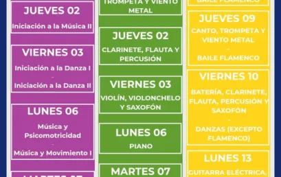 Consulta el calendario de matriculación para el curso 26-27. Consulta el día que te corresponda y realiza el trámite. ⚠️…