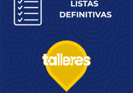 Listado definitivo de admisiones a Talleres 2026-2027